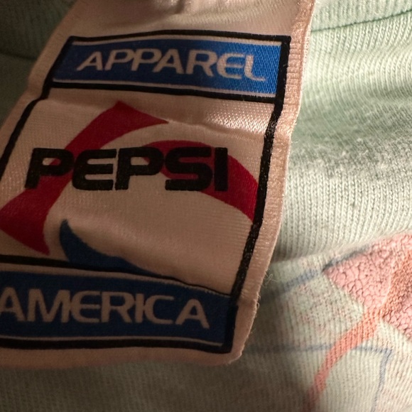Vintage Pepsi apparel 35 made in USA crop top size M - Picture 3 of 5